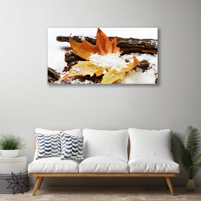 Vászonkép nyomtatás Autumn Forest Leaf Nature