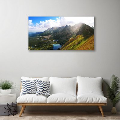 Canvas kép Mountain Meadow Landscape