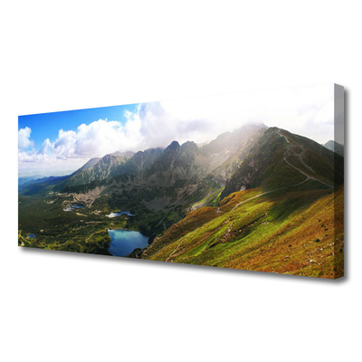 Canvas kép Mountain Meadow Landscape