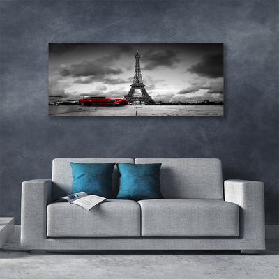 Vászonkép falra Párizs Eiffel-torony megtekintése