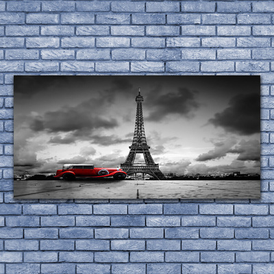 Vászonkép falra Párizs Eiffel-torony megtekintése