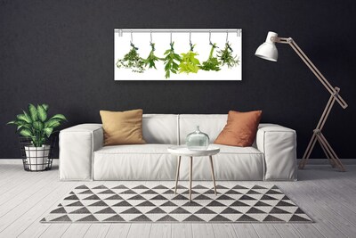 Vászonkép A levelek Nature Herbs
