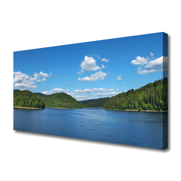 Vászonkép falra Lake Forest Landscape
