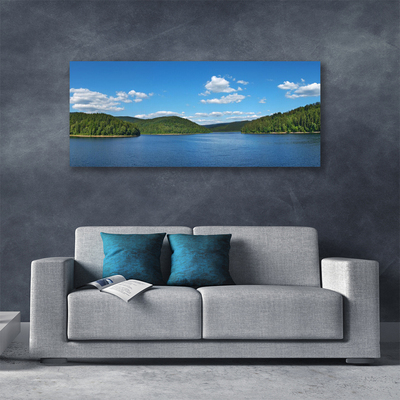 Vászonkép falra Lake Forest Landscape