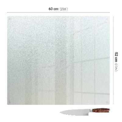 Főzőlap védő üveglap téglalap alakú, félig átlátszó kivitel