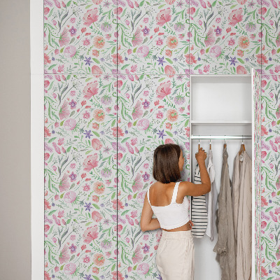 Bútormatrica Pasztell növényvilág