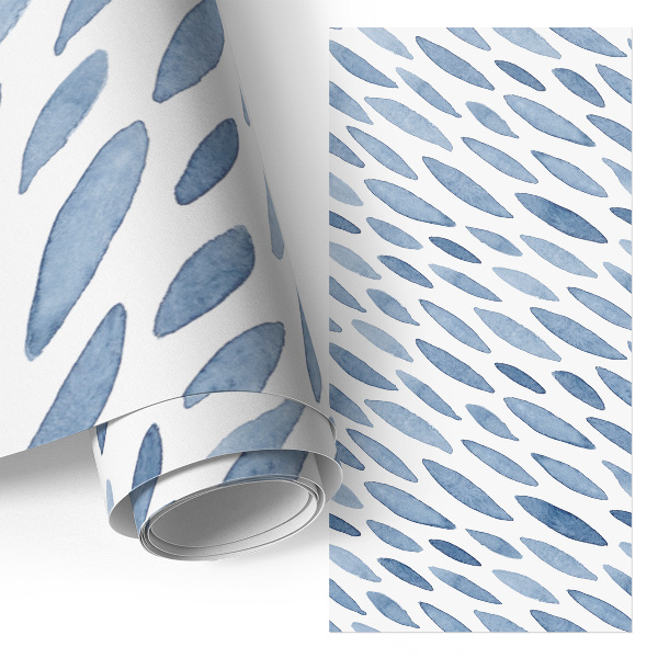 Bútor matrica művészi ecsetvonásokat ábrázoló mintával