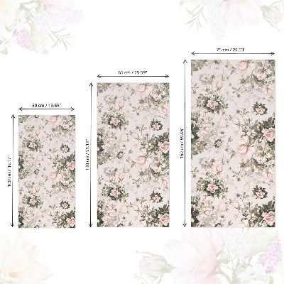 Samolepiaca fólia na nábytok Vintage virágok