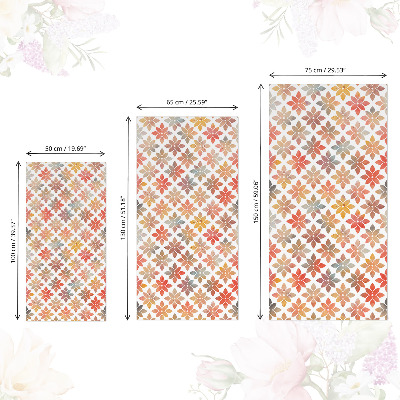 Samolepiaca fólia na nábytok őszi mozaikmintával