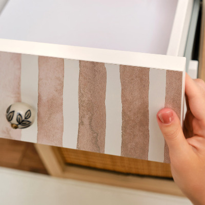 Bútor matrica Bézs csíkok