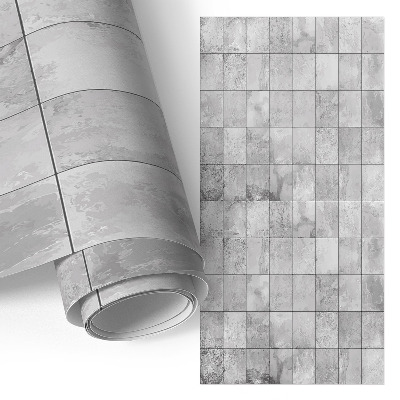 Bútorfólia szürke csempemintával