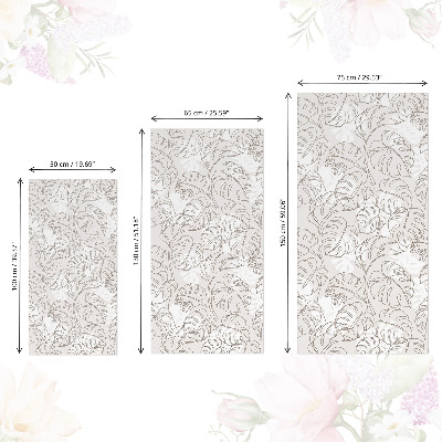 Bútor matrica Szörnyeteg levelek