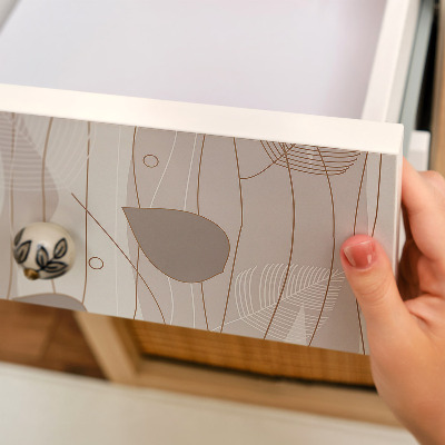 Bútormatrica levélmintával