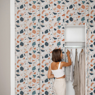 Bútor matrica színes mintával