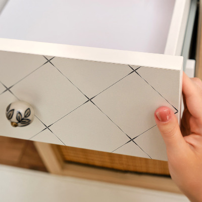 Bútorfólia öntapadós geometriai rombusz mintával