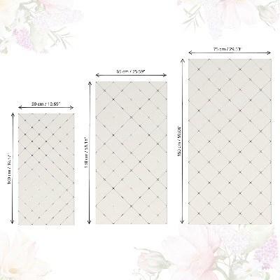 Bútorfólia öntapadós geometriai rombusz mintával