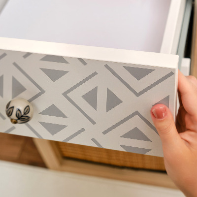 Bútormatrica geometrikus mintával