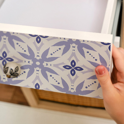 Bútor matrica geometrikus mintával