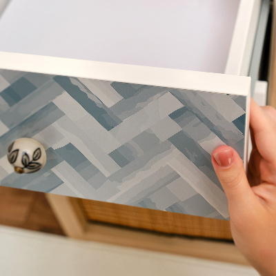 Bútorfólia szürke halszálka mintával