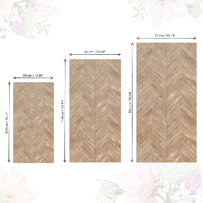 Bútor matrica halszálka mintával fa hatásban