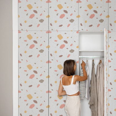 Bútor matrica kőagyag mintával