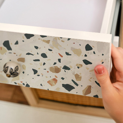 Bútormatrica kőmintás, edénymintával