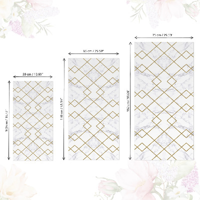 Samolepiaca fólia na nábytok márvány mintájú geometrikus dizájnnal
