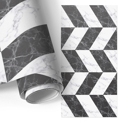 Bútorfólia kontrasztos eleganciát kölcsönöző mintázattal