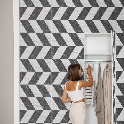 Bútorfólia kontrasztos eleganciát kölcsönöző mintázattal