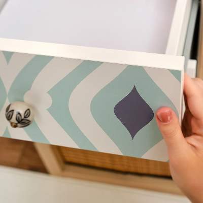 Bútor matrica optimista mintával