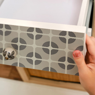 Bútormatrica geometrikus mintával