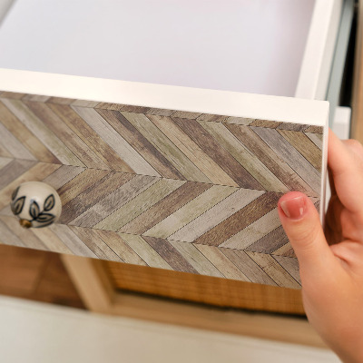 Bútorfólia öntapadós időtlen halszálkamintával