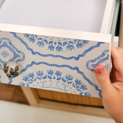 Bútormatrica görög csempe mintával