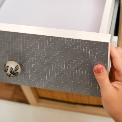 Bútormatrica rácsvonalas mintával