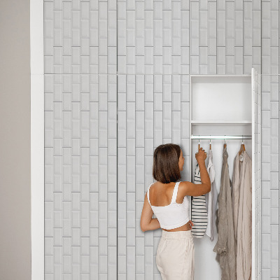 Bútorfólia öntapadós Fehér csempék