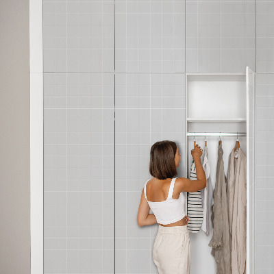 Bútor matrica Szürke csempék