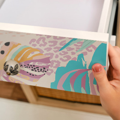 Bútorfólia Színes egzotikum