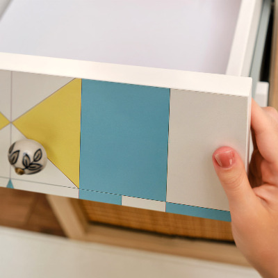 Bútor matrica Kék csillagok