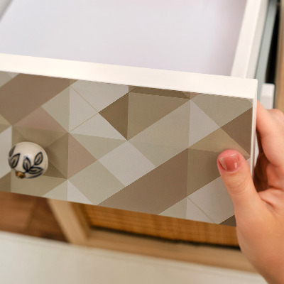 Bútormatrica geometrikus mintával