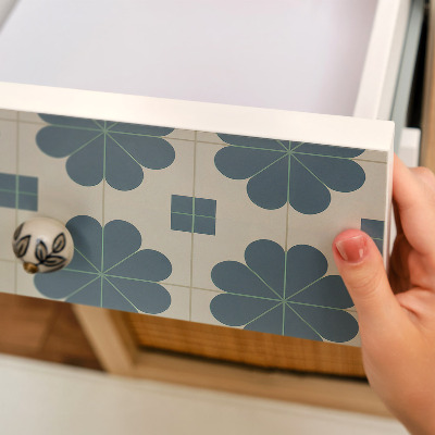 Bútorfólia Virággeometria