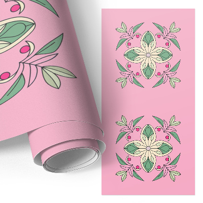 Samolepiaca fólia na nábytok pasztell csempe mintával