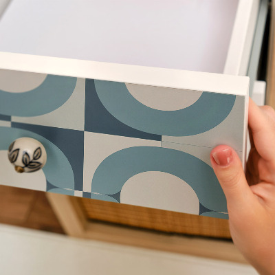 Bútorfólia Kék kerekek