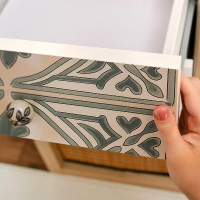 Samolepiaca fólia na nábytok Vintage csempék