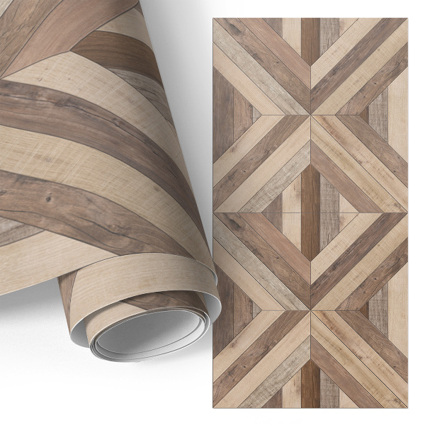 Bútor matrica fából készült kirakós mintájú