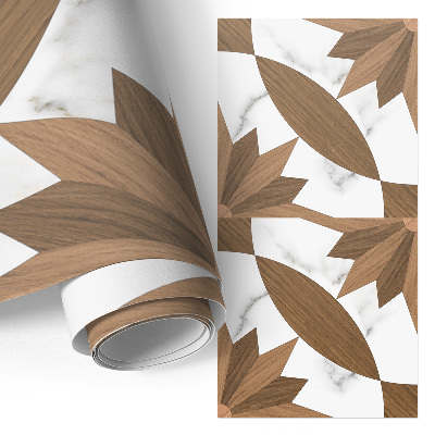 Samolepiaca fólia na nábytok fa és márvány mintázattal