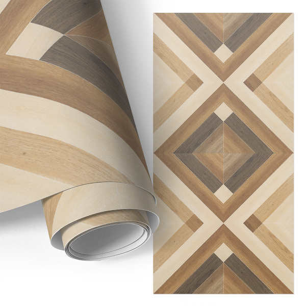 Bútorfólia fa mozaik mintával