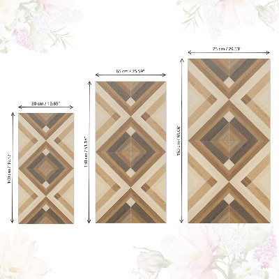 Bútorfólia fa mozaik mintával