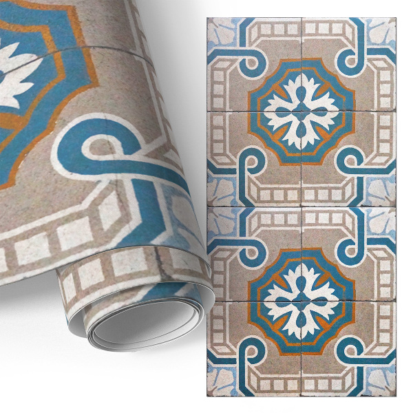 Bútormatrica antik csempemintával