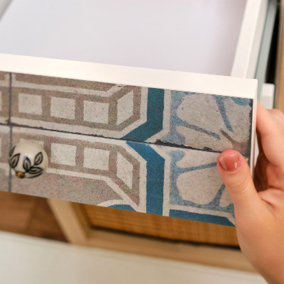 Bútormatrica antik csempemintával