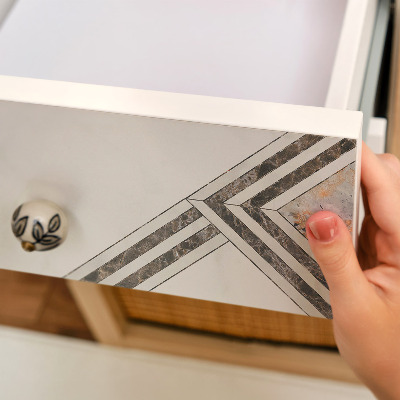 Samolepiaca fólia na nábytok Modern geometria